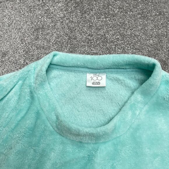 Disney Star Wars Baby Yoda Grogu Plush Lounge Sleepwear Womens 3x Green Graphic - Picture 4 of 13